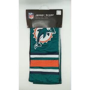 Miami Dolphins NFL Jersey Scarf with Zip Pocket